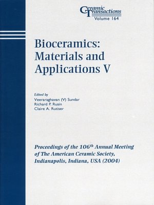 cover image of Bioceramics